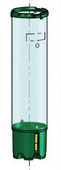 Replacement seed tube 1024-116 GRN